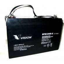 Аккумуляторная батарея Vision 12V 100Ah (6FM100P-X)